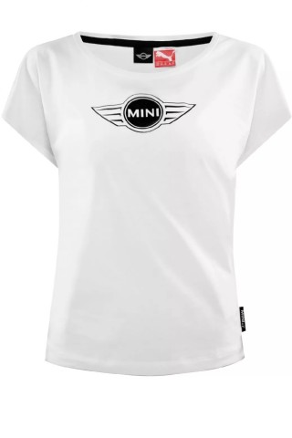 Tricou femei Puma Mini Logo Alb