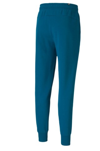 Pantaloni sport barbati Puma ESS Logo Fleece Albastru