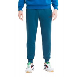 Pantaloni sport barbati Puma ESS Logo Fleece Albastru