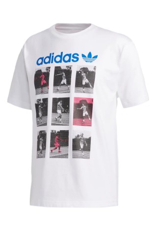 Tricou barbati Adidas Tennis Vintage Alb
